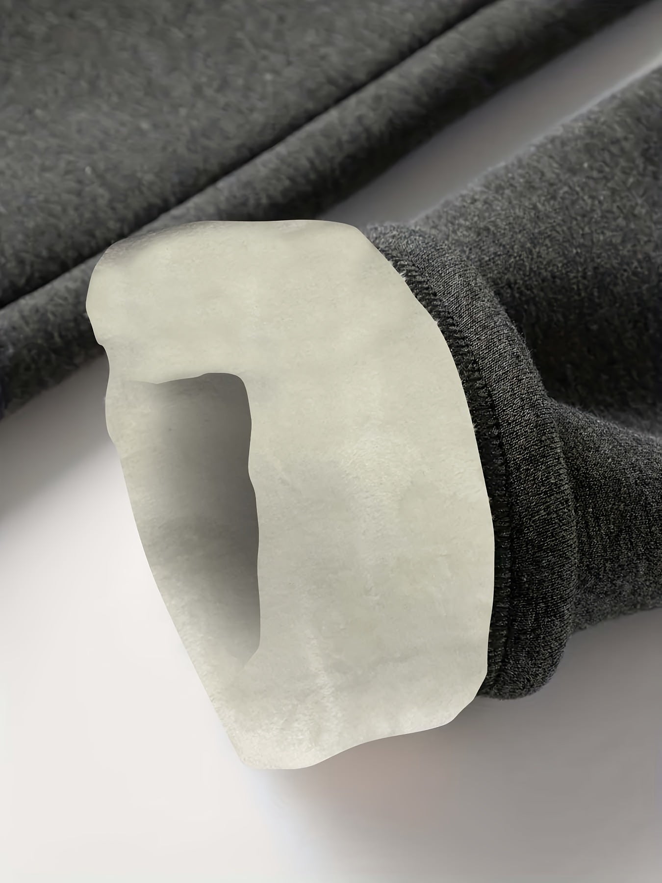 Casual Leggings Women's Plus Solid Liner Fleece Elastic High Rise