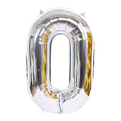 1pc Giant Number Balloon + Ribbon Set