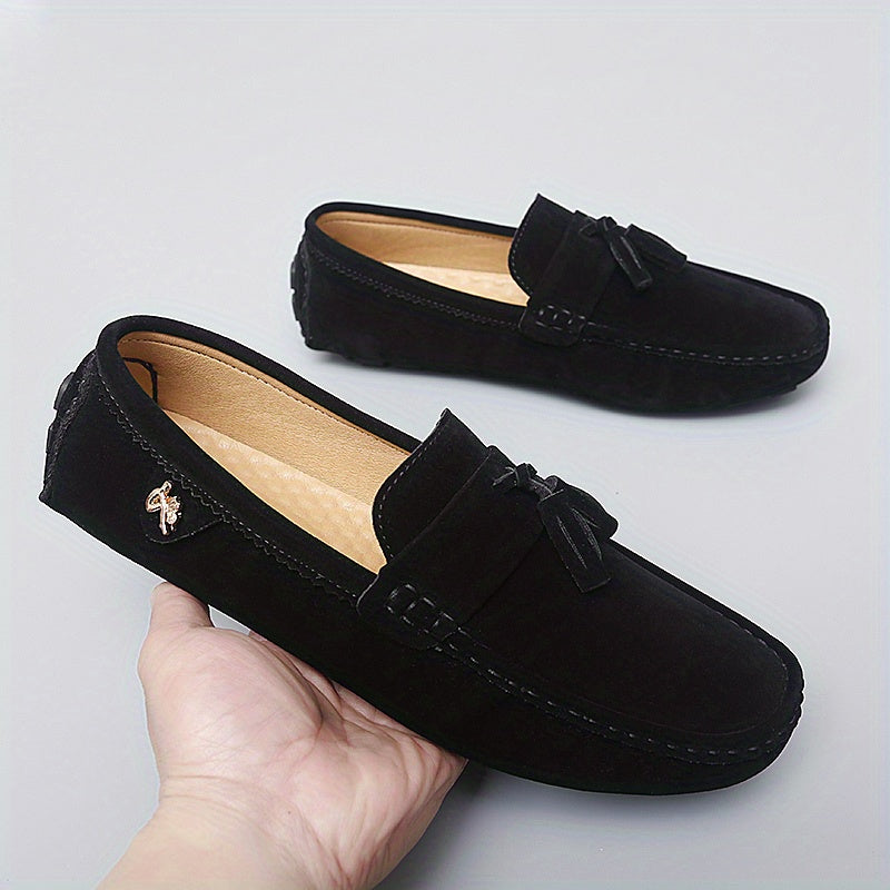 Unisex Stitch Tassels Loafer Shoes Moccasins