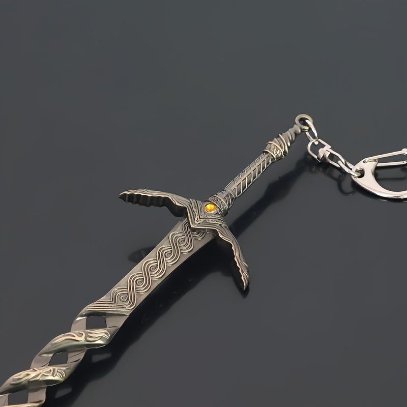 Mini Sword Pendant Keychain Weapon Model Toy Sword Pendant Collection