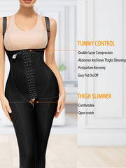 Tummy Control Thigh Jumpsuit Waist Shapewear Women's Activewear