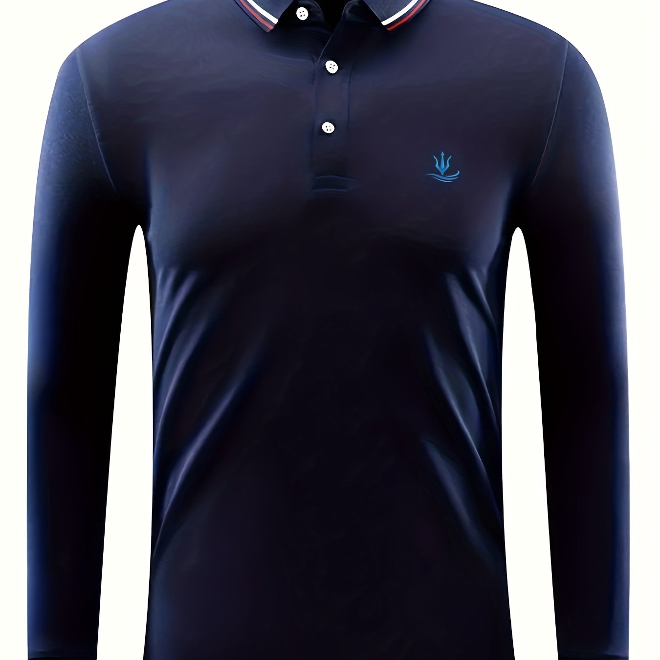 Men's Lightweight Long Sleeve Polo Shirt