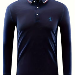 Men's Lightweight Long Sleeve Polo Shirt