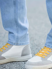 Men's Slim Fit Ripped Jeans Distressed Stretch Denim Pants