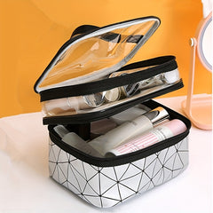 Waterproof Cosmetic Bag Large Capacity Makeup Pouch Toiletry Storage Travel Bag