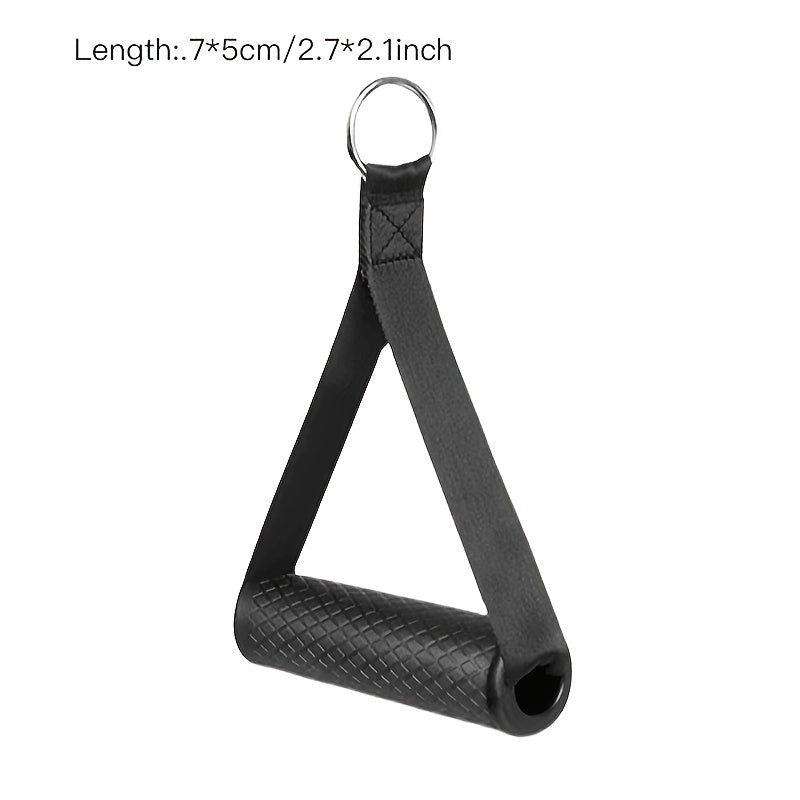 Rubber Non-slip Handle for Resistance Band, 1 Pair Handle with 2 Hooks