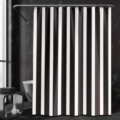 Waterproof Shower Curtain with 12 Hooks 72x72in