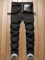 Men's Slim Fit Distressed Stretch Denim Pants