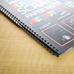 Scratch Art Book Set with Pen - Creative Paper Craft for Kids