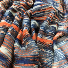 Boho Striped Chiffon Scarf Vintage Hijab Casual Shawl Head Wrap Turban