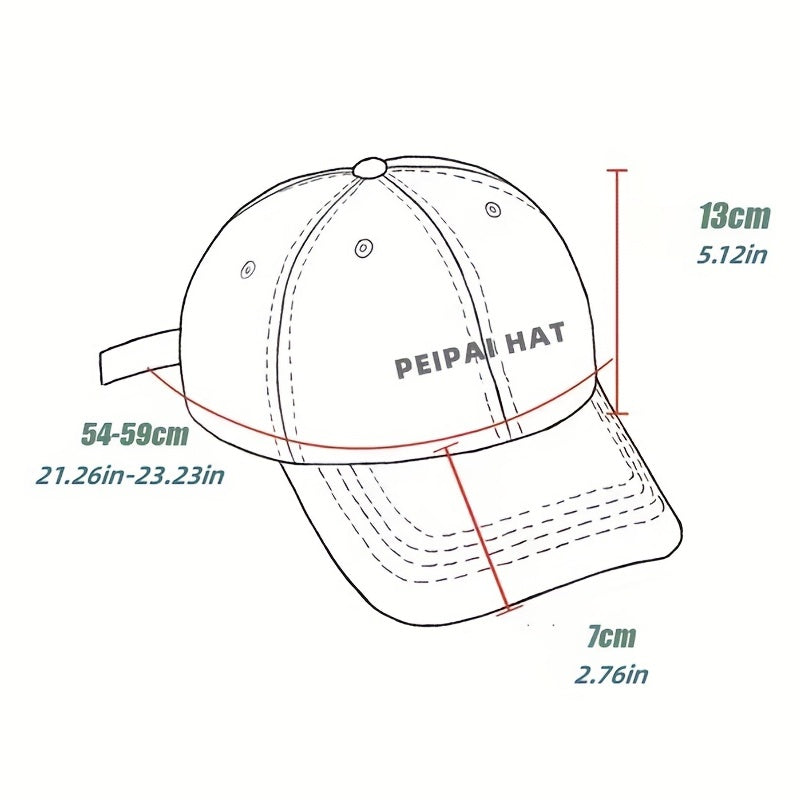 Shark Embroidery Baseball Cap Adjustable Sunscreen Dad Hats