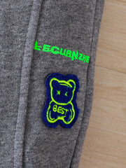 Bear Print Boys Casual Sweatpants Active Jogger Sports Pants
