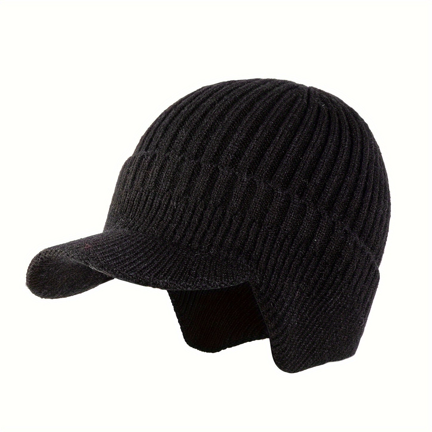 Men's Knitted Cap Winter Outdoor Windproof Ear Protection Warm Hat