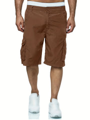 Men's Outdoor Cargo Shorts Summer Casual Solid
