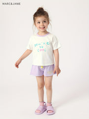 Girls Breathable Shorts With Draw String - Kids Summer Sports Shorts