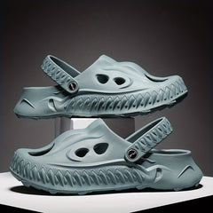 Men's Novel Build Clogs Slip-on Sandals Soft Sole Walking Shoes