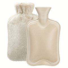 2L Rubber Hot Water Bottle Soft Cover Hot Water Bag Hot Cold Pack