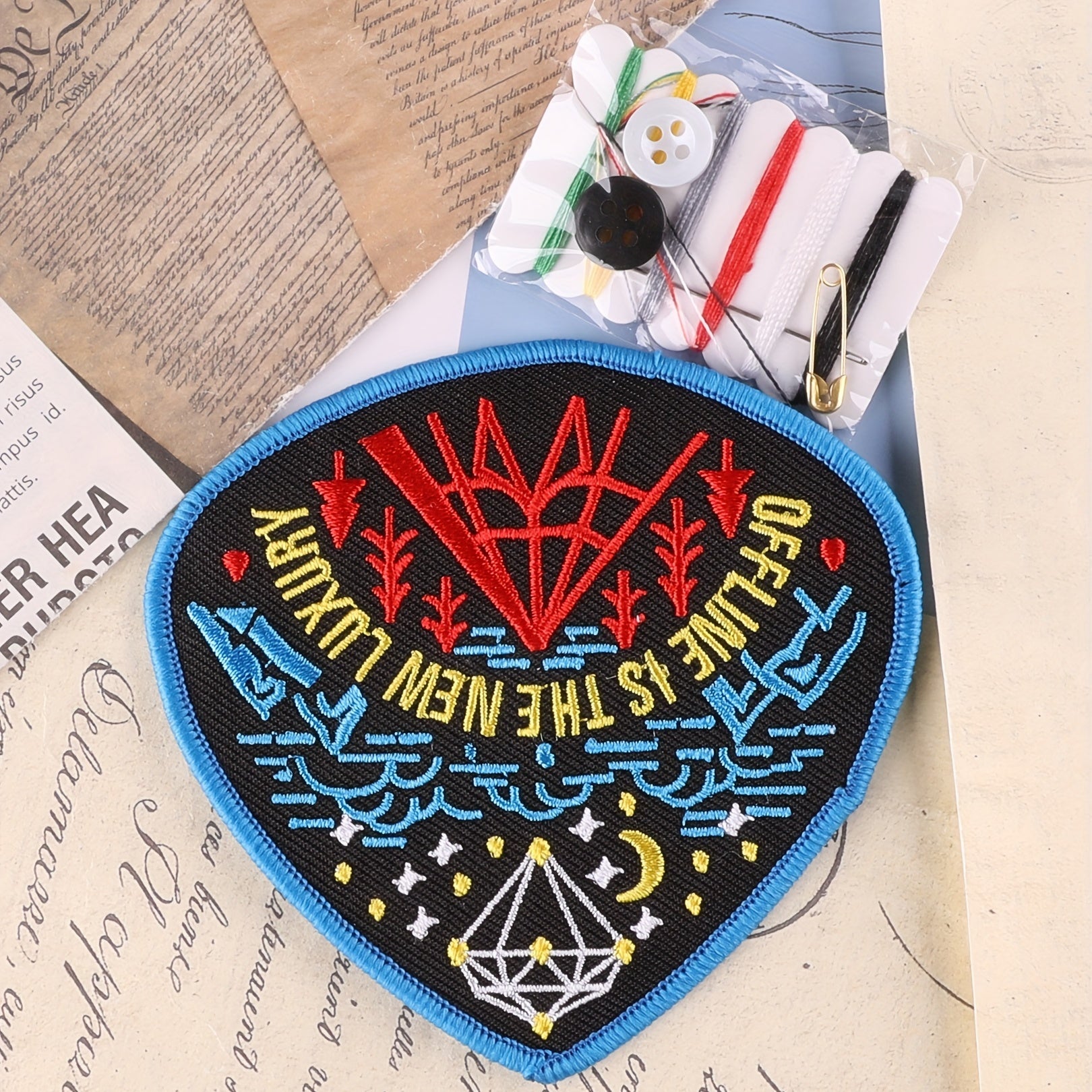 2pcs Teen Embroidery DIY Patches - Clothes Backpack Hat Party Gift