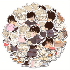 60pcs Comic Anime Waterproof Stickers for Laptop Luggage Bike Notebook Helmet