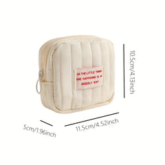 Small Makeup Bag Headphones Coin Purse Lipstick Storage Travel Organizer