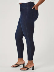 Elastic Waist Slim Fit Jeans