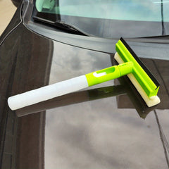 Dual Use Spray Water Scrub Brush - Clean Car Boat Windows
