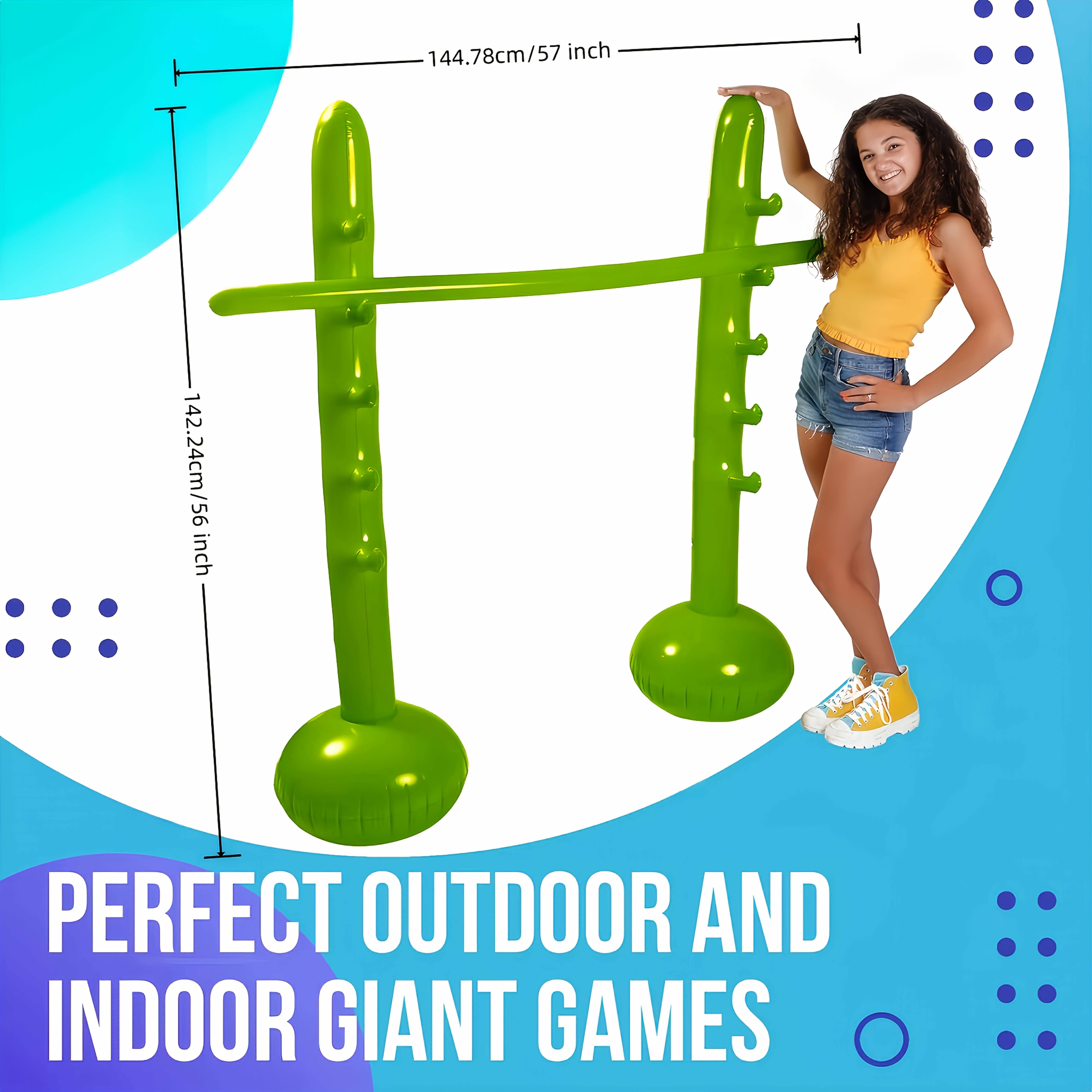 Portable Inflatable Limbo Game Set for Celebrations