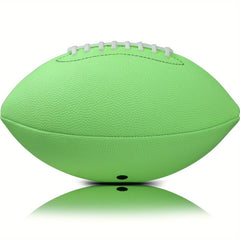 American Football Luminous PU Rugby Green