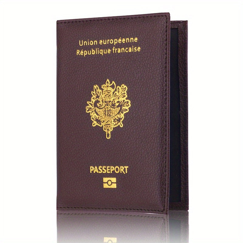 Classic Pattern Passport Cover Lightweight Bifold Passport Holder
