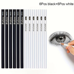 12Pcs Permanent Color Pencils for Artist and Beginners