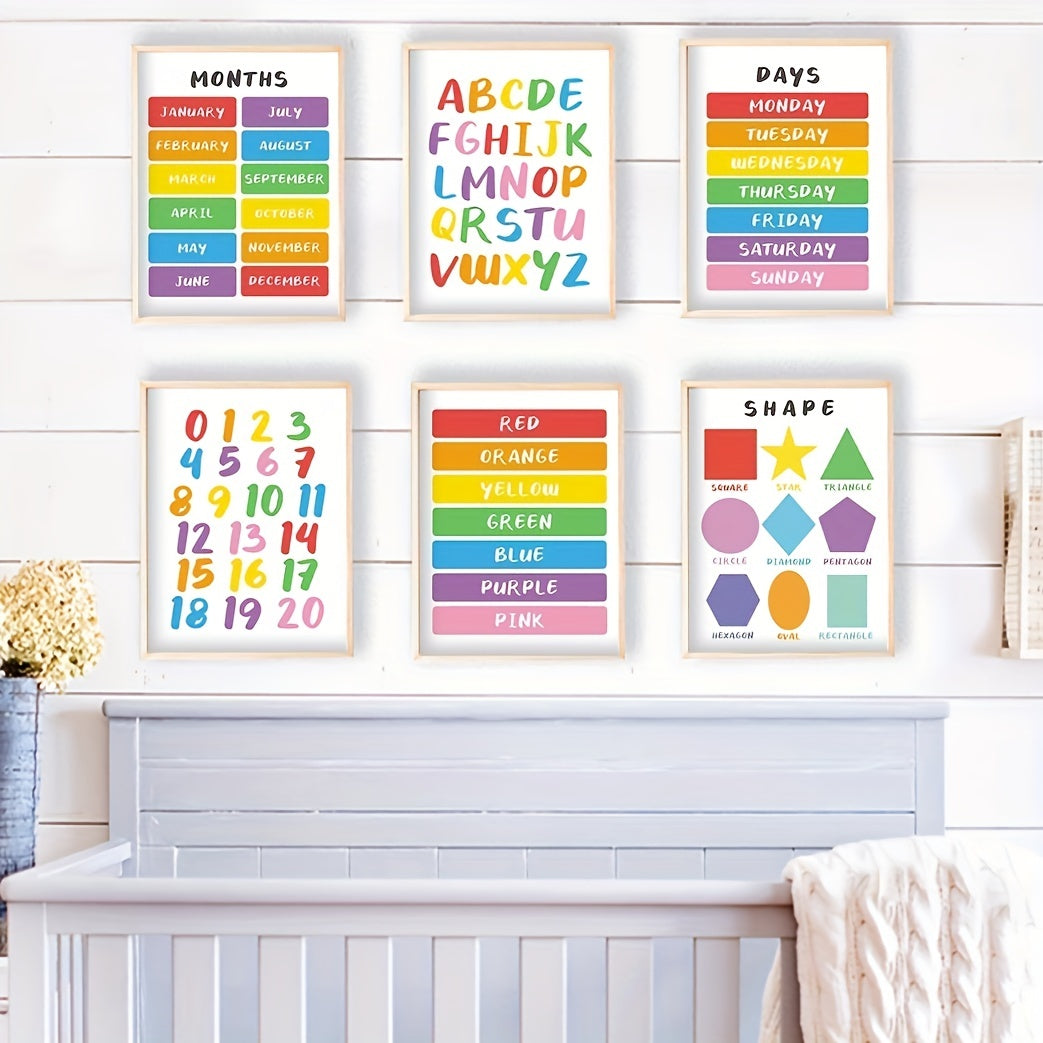 Rainbow Style Children's Poster No Frame Kids Gift Room Decor