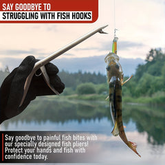 Stainless Steel Fishing Pliers - Perfect for Hook Removal