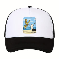 Men's Baseball Mesh Cap Breathable Outdoor Sunshade Trucker Hat