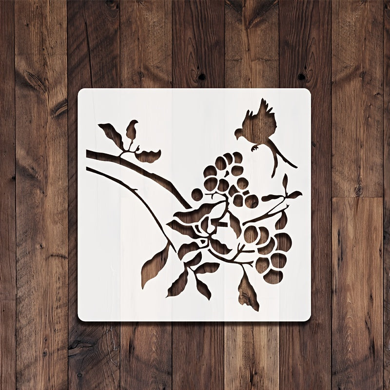 DIY Bird Cage Hollow Out Painting Stencils - 8 Styles, 6 Inch