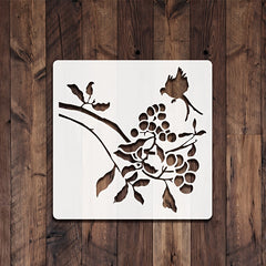 DIY Bird Cage Hollow Out Painting Stencils - 8 Styles, 6 Inch