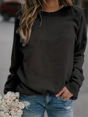 Women's Crew Neck Sweatshirt for Fall & Winter