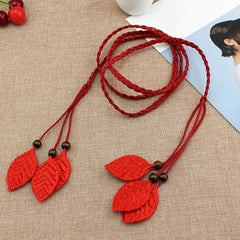 Boho Style Braided Rope Waist Belt