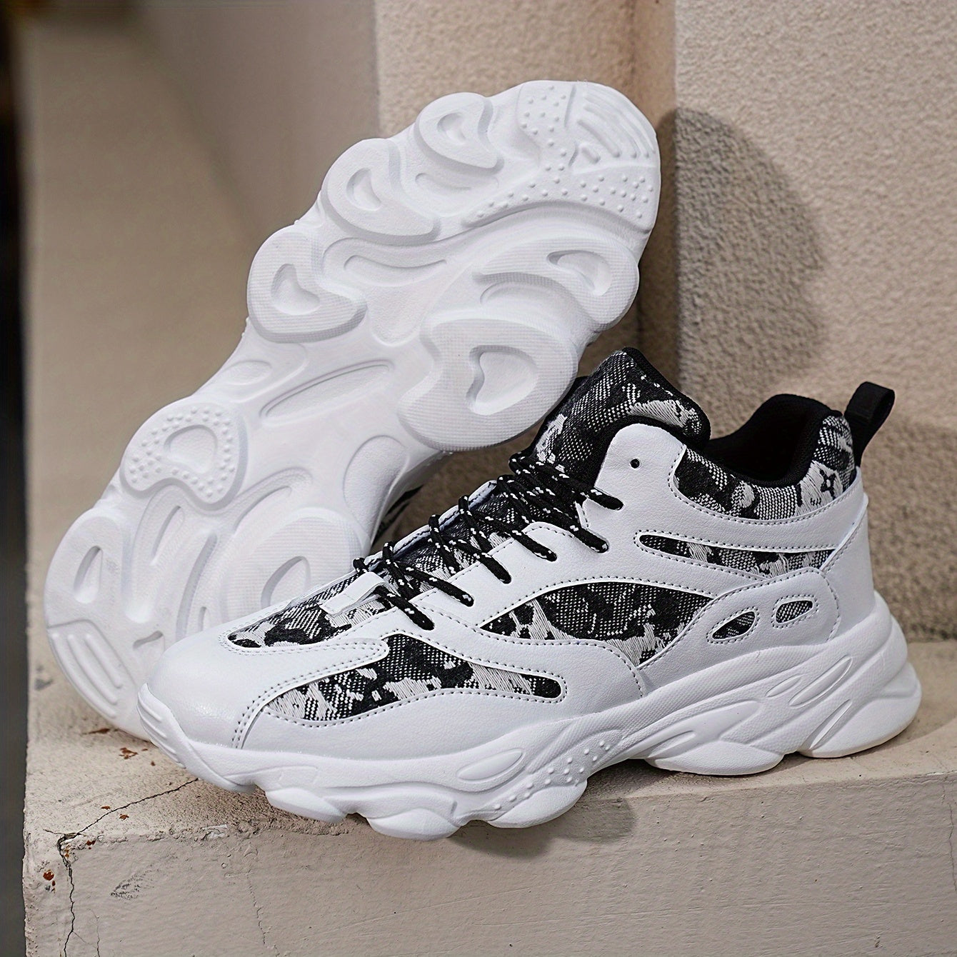 Breathable Mesh Women's Chunky Sneakers Non Slip Shoes