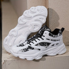 Breathable Mesh Women's Chunky Sneakers Non Slip Shoes