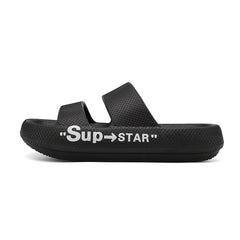 Men's Non Slip Lightweight Slides for Indoor Outdoor Beach Summer