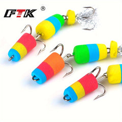 FTK 4PCS Soft Bass Lure 2.1g 3.14inch