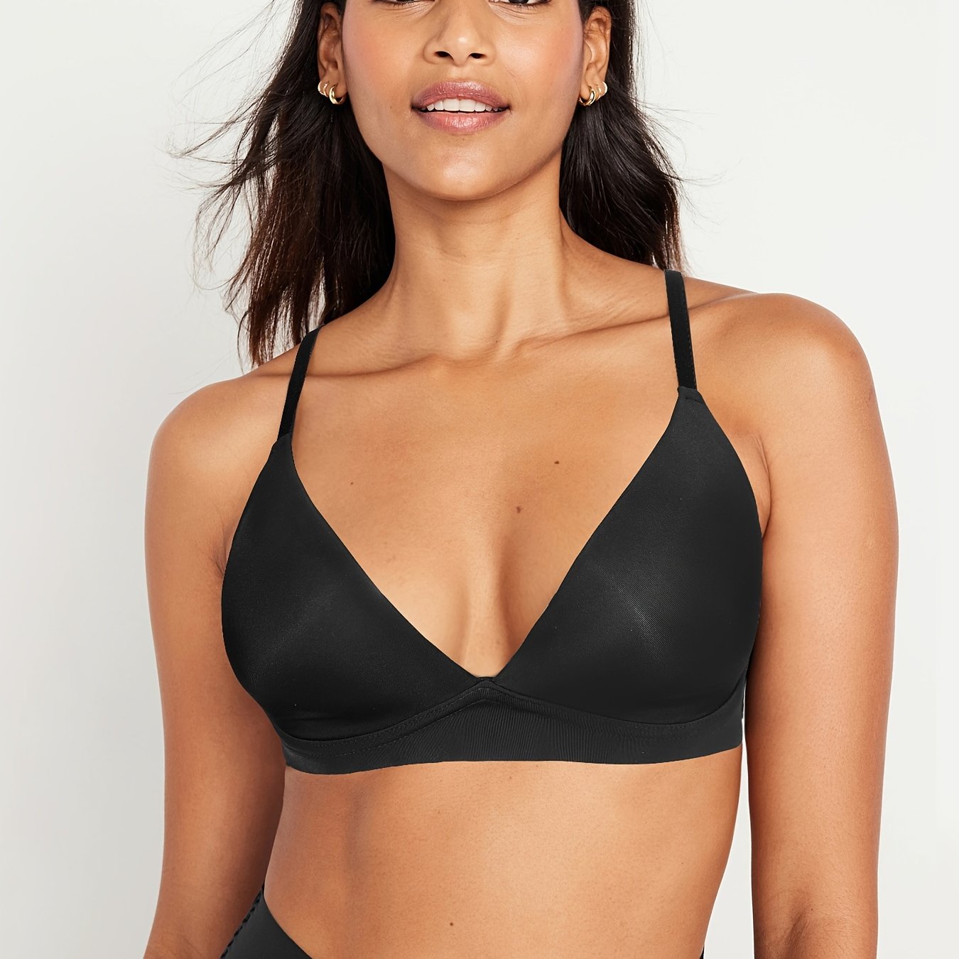 Solid T Shirt Bra Push Up Comfy & Breathable Women's Lingerie