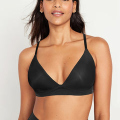 Solid T Shirt Bra Push Up Comfy & Breathable Women's Lingerie