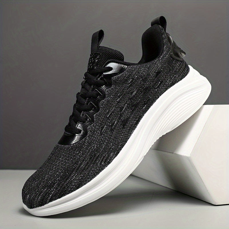 Breathable Lace-Up Sneakers Lightweight Running Shoes
