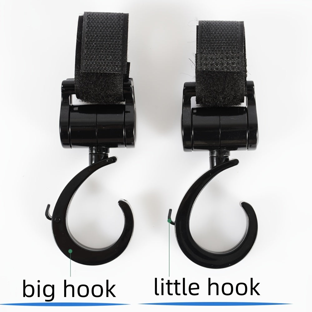 360 Rotatable Stroller Hook for Hanging Bags & Accessories