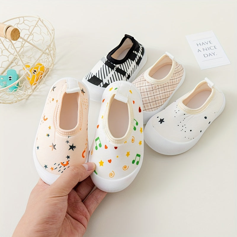 Baby Girl Slip On Sneakers Lightweight Non-slip Shoes