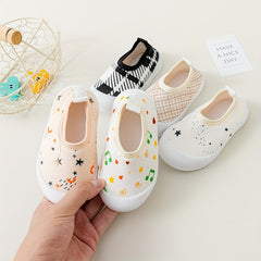 Baby Girl Slip On Sneakers Lightweight Non-slip Shoes