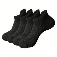 Men's Cotton Anti Slip Low Cut Socks Athletic Cushioned