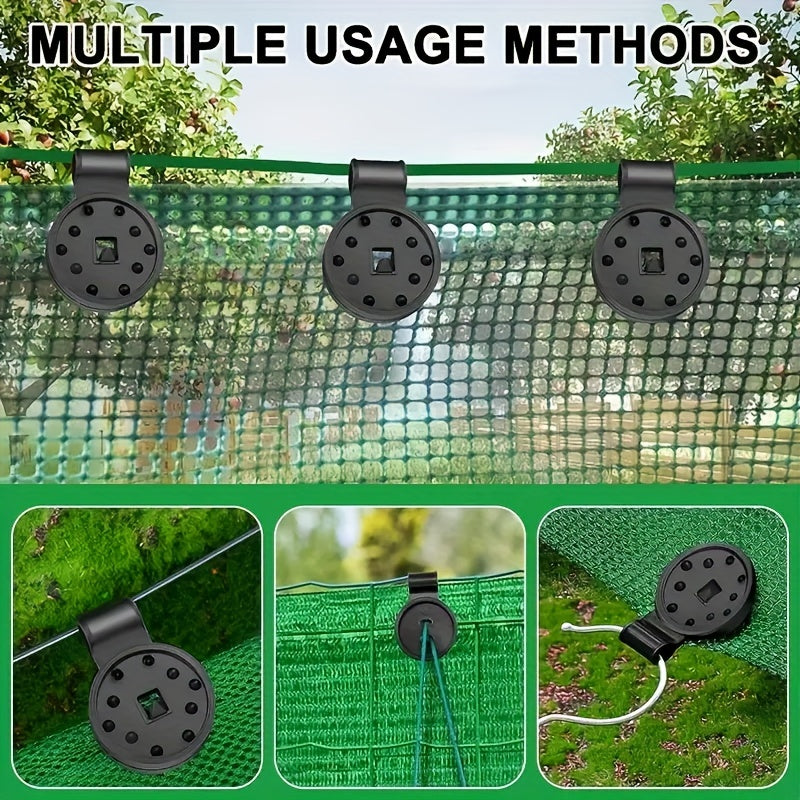 40pcs Plastic Sunshade Clips Instant Grommet Film Fast Installation