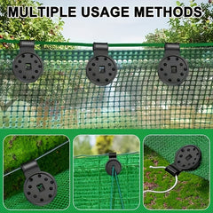 40pcs Plastic Sunshade Clips Instant Grommet Film Fast Installation